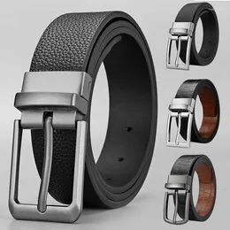 Belts 2024 Luxury Desianer Beltsfor Men Classic Buckle WaistMale Strap Black Belt For Jeans High Ouality Suitable Daily Life