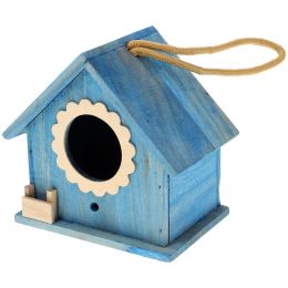 Nests Wooden Bird House Nest Decoration Birdhouse Feeder Birds Birdhouses for outside Decorative Hanging Feeders Outdoors