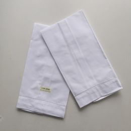 Towels TL024 White 100% Cotton 12 Pieces 14" x 22" Drawn thread work Ladder Hemstitch Hand Towel