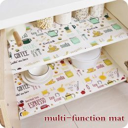 Proofing Cartoon Can Cut Cabinets Pad Paper Drawer Thick Waterproof Moisture Kitchen Stickers Home Wardrobe Pad Shoes Cabinet Mat