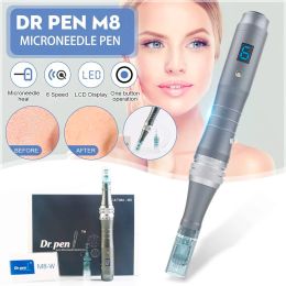 Tool Electric Dr Pen M8 with 22pcs Replaceable Battery Auto Ultima Dermapen Ce Approved Professional Drpen Microneedling Cartridges