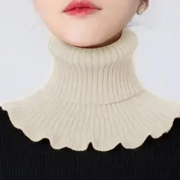 Scarves Autumn And Winter Warm Knitted False Collar Scarf Cover Head Neck Guard Shoulder Sweater Removable Windproof Cape