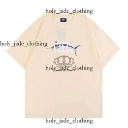 Designer T Shirt Kith T Shirt Kith Short Sleeve Luxury Major Brand Sweatshirt Kith Rap Classic Hip Hop Male Singer Wrld Tokyo Shibuya Retro Street Fashion T-Shirt 283