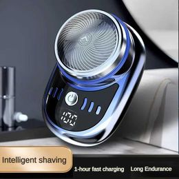 Electric Shavers Electric shaver portable shaver mens travel attic wet dry USB charging shaver TypeC charging mini shaver mens shaver Y240503