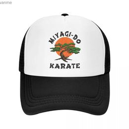 Caps Hats Customized Miyagi Karate Baseball Hat Outdoor Mens Adjustable Karate Childrens Cobra Kai Truck Hat Autumn Snap Hat WX