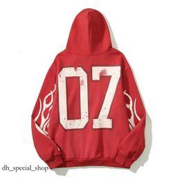 Vertabrae Hoodie Designer Hoodie Men Sweatshirt Streetwear Hip Hop Pullover 07 Red Rider VERTABRAE Hoodies Coat Women 783