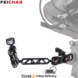 Flashes Dual Head 1/4" Magic Arm Mount Bracket Articulating Extension Bar 5" 11" for Dslr Camera Flash Led Gimbal Monitor Support Holder