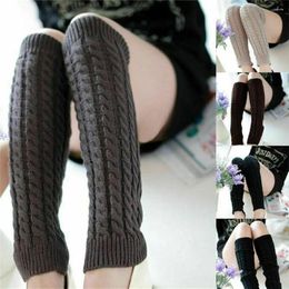 Women Socks Vintage Womens Ladies Winter Warm Long Crochet Knitted Knit Cable Warmers Leg Thermal Leggings Boot Cover