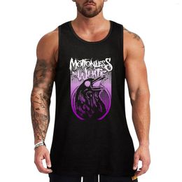 Men's Tank Tops Creatures Purple White Motionless Art Gift Fan Top Anime Clothes Man Gym Vests For Men