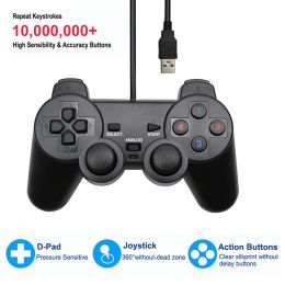 Joysticks USB Wired Controller Game Joystic Gamepad Vibration Joystick For playstation For WinXP/Win7/Win8/Win10 For PC Computer Laptop