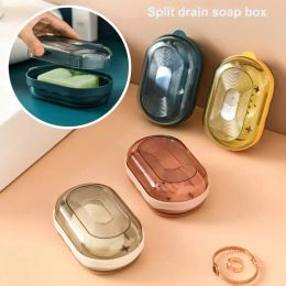 Dishes Travel Waterproof Soap Dish Portable Soap Case Holder Quick Drying Sealed Soap Container Box Creative Home Bathroom Accessories