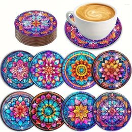 Bottles Crystal Coasters Coffee Tables Easy To Clean Fashionable Painted 10x10cm ABS Resin/acrylic Beautiful Brand