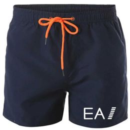 Men's Shorts 2024 summer brand new beach pants sexy swim shorts mens swimwear breathable surf quick drying casual shortsL2405