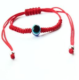 ship 20pcs Lucky Red String Thread Rope Bracelet Blue Turkish Evil Eye Charm Little Girls Kids Children Braided4817721