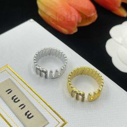 Band Rings Designer ring luxury letters open rings adjustable versatile fashion couple non-allergic material Valentine's Day gift FBL7