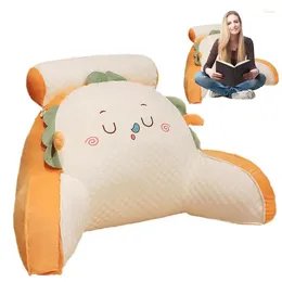 Pillow Bed Rest Reading With Arm Rests And Neck Roll For Girls Armrest Pillows Watching TV On Sofa