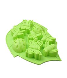 CORATED New Design 3d Insect Silicone Mold Chocolate Candy Cake Molds Creative Form For Soap Or Food For Retail6820757