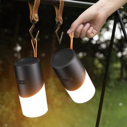 RBG lamp portable Bluetooth speaker, IPX4 waterproof nightlight, outdoor Bluetooth speaker, suitable for bedroom/living room/desk/party/camping