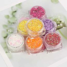 G7KC Body Glitter Portable Multifunctional Glitter Sparkly Eye Shadow Glitter Sequins Decoration For Hair Face Body Facial Nail DIY Party Makeup d240503