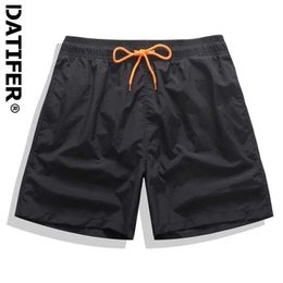 Men's Shorts Datifer New Arrival Swimming Shorts Men Solid Colour Nylon Breathable Mesh Liner Sports Plus Size Bermudas Masculina SwimsuitsL2405