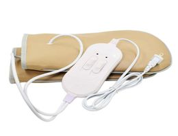 Far Infrared Therapy Electric Heated Spa Feet hand Glove Mitt Warm Salon Vibration Massage Beauty Gloves 220V8332613