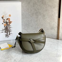 Classic designer crossbody bag travel saddle bag mini bag for womens genuine leather sac a main shoulder bags top luxury versatile female te045 H4