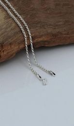 925 sterling silver chain fashion necklace pendant women or men Brand 2mm necklace vintage jewelry4497204