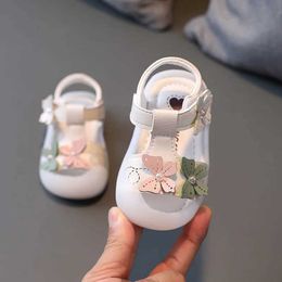 Sandals Girls Sandals 2023 Summer Soft Sole Infant Toddler Girl Shoe Baby Walking Shoe Bowknot Princess Sandals Baby Girl Shoe