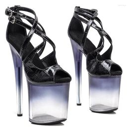 Dance Shoes 20cm/8inch PU Uppre Colour Women's High Heel Sandals Sexy Model Show And Pole Dancing 098