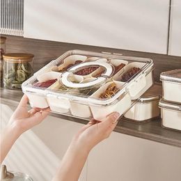 Dinnerware Sets Divided Kitchen Seasoning Box Spice Sealed Ice Powder Boxfood Storage With Lid Ingredient