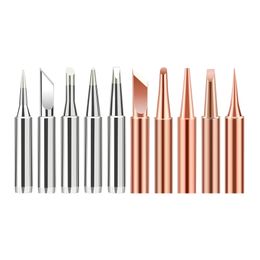 5PCS/Pack Internal Heating Soldering Tip Set Copper Electric Welding Iron Nozzle Head 900M Solder Stations Tools
