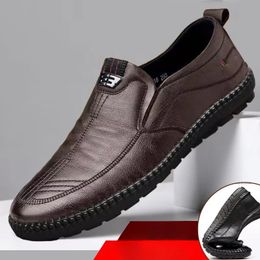 Fashion Mens Shoes Business Dress Shoes Men Wear Mens Shoes Non-slip Driving Shoes Men Leather Shoes 240428