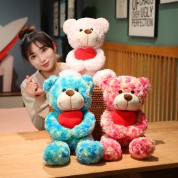 45cm new hug -of -hearted teddy bear plush doll love bear Plush Toy teddy bear Valentine's Day gift free UPS/DHL
