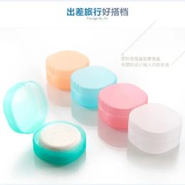 Dishes Q version fashion simple travel soap box Sponge soap box Candy 5 Colour conjoined round soap box