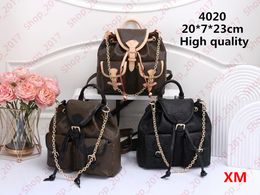 Designer Backpack Style High Quality Leather Brand Girl bags Excursion Small Totes Purse Luxury Shoulder Bags Women Handbags Chain Cross body Bag PM Backpack M46932