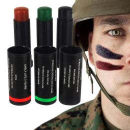 Stand Face Paint Stick 3pcs Eye Black Paint for Football Baseball Softball Professional Halloween Makeup Cosplay Special Effect