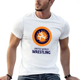 Men's Tank Tops United World Wrestling T-Shirt Custom T Shirts Cute Clothes Vintage Short Mens Graphic T-shirts Pack