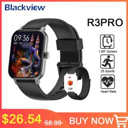 Watches Blackview Smart Watch for men women Smartwatch R3 Pro Blood Oxygen Sleep Heart Rate Monitor Digital Sports Watch No Mechanical