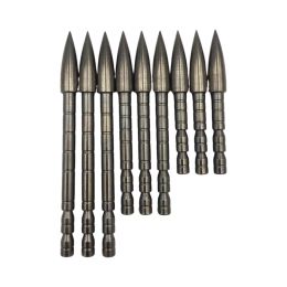 Darts 12PCS 4.2 mm Arrow Head Bullet Point Tip Arrow Head DIY 80 100 120 Grain For ID 4.2 mm Arrow Shaft Archery Accessory Bow