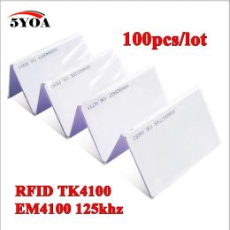 Card 100pcs 5yoa Quality Assurance Em Id Card 4100/4102 Reaction Id Card 125khz Rfid Card Fit for Access Control Time Attendance