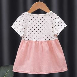 Girl's Dresses Summer Kid Girl Dress Lace Doll Collar Princess Dress Children Clothes Baby Girl Birthday Costume Toddler Party Dress