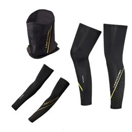 Summer Silk Bandage Comfortable Fishing Leg Set Sunscreen Arm Set Leg Set Cool Bicycle Equipment 240425