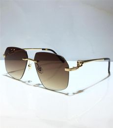 Sunglasses For Men and Women Summer style 0281 AntiUltraviolet Retro Plate Frameless fashion Eyeglasses Random Box2009552