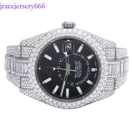 High Quality Mechanical Diamond Watches Vvs Moissanite Iced Out Watch for Men WomenVVS