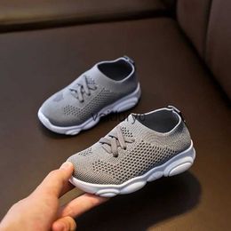 Sneakers LDREN Sports Shoes Boys and Girls Knitted Soft Comfortable Childrens Running Lightweight Baby Preschool Casual H240506