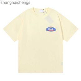 Top Grade Rhuder Designer t Shirts Fashion Printed Hip-hop Men Women Loose Fitting Round Neck Short Sleeved T-shirt with 1:1 Logo