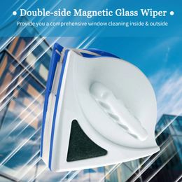 Double Side Magnetic Window Wiper 3-30mm Glass Cleaner Brush Tool Household Cleaning Tool Magnetic Window Cleaner Magnetic 240422