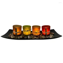 Candle Holders Home Decor Set For Bathroom Decorations - Holder Centrepieces Room Table & Living