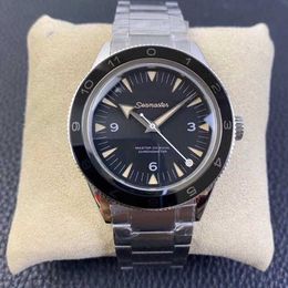 Designer Watch reloj watches AAA Mechanical Watch Oujia Ghost Black Face Steel Belt Transparent Bottom Fully Automatic Mechanical Watch Y00 Machine XLXR WNTF