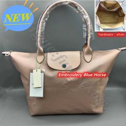 Handbags Famous Brands Women Bags Shoulder Bag Handbag Waterproof Nylon Leather Beach Bag Designer Folding Tote Bolsa Sac Feminina SB9P